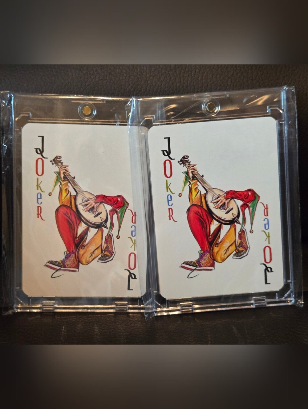 Christian Louboutin Limited Edition Holiday Cards RARE Two JOKERS Cards